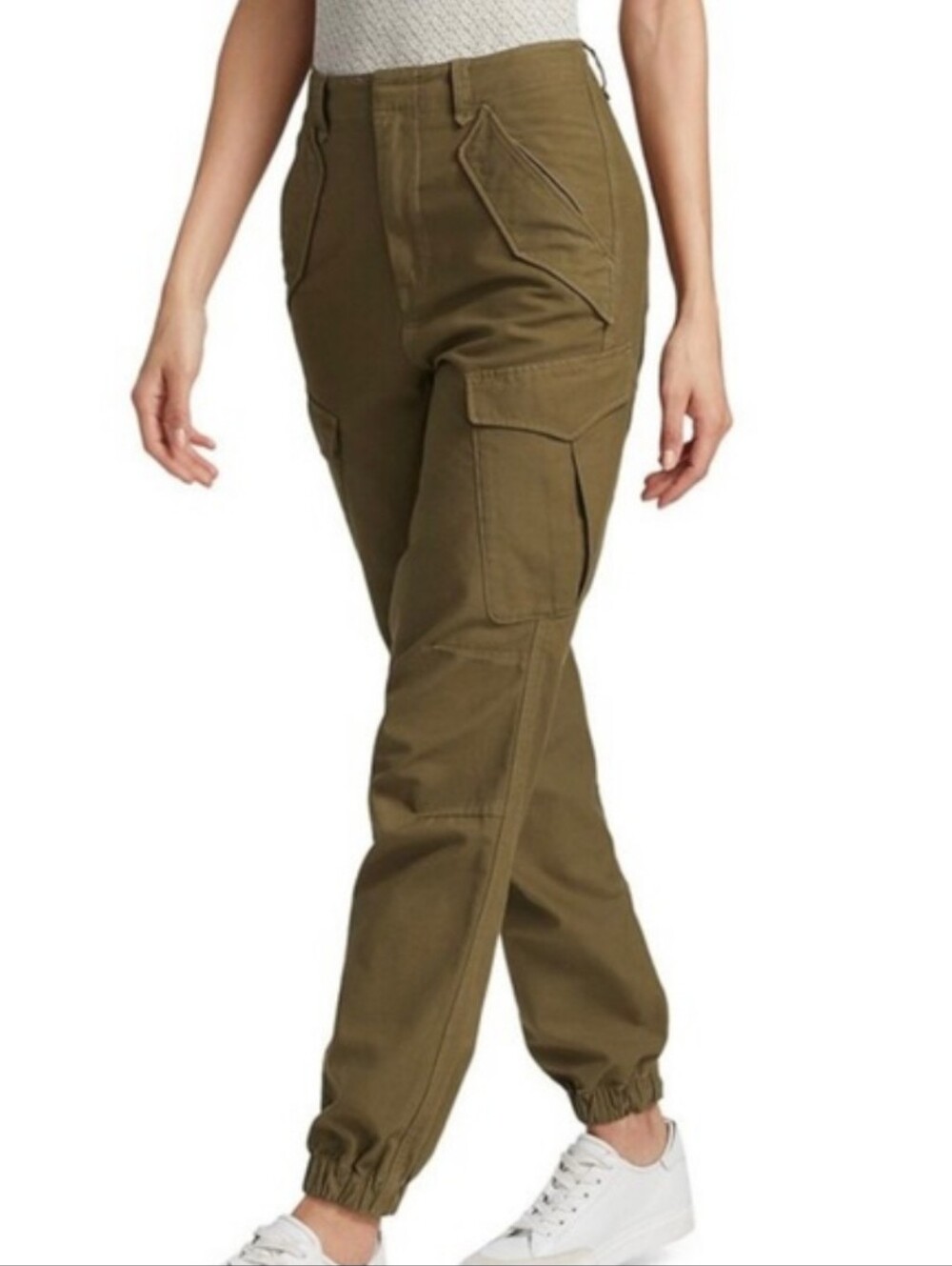 Rag & Bone - Field Cargo Jogger - Olive Green Utility Zip Cuff - SZ 30 - Picture 13 of 16